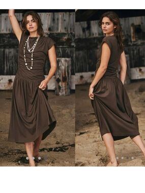 Free People Sorella Drop Waist Dress
